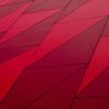 Abstract triangular neon shape